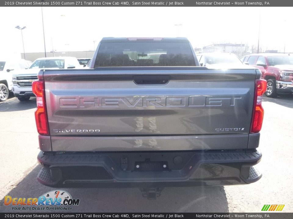 2019 Chevrolet Silverado 1500 Custom Z71 Trail Boss Crew Cab 4WD Satin Steel Metallic / Jet Black Photo #4