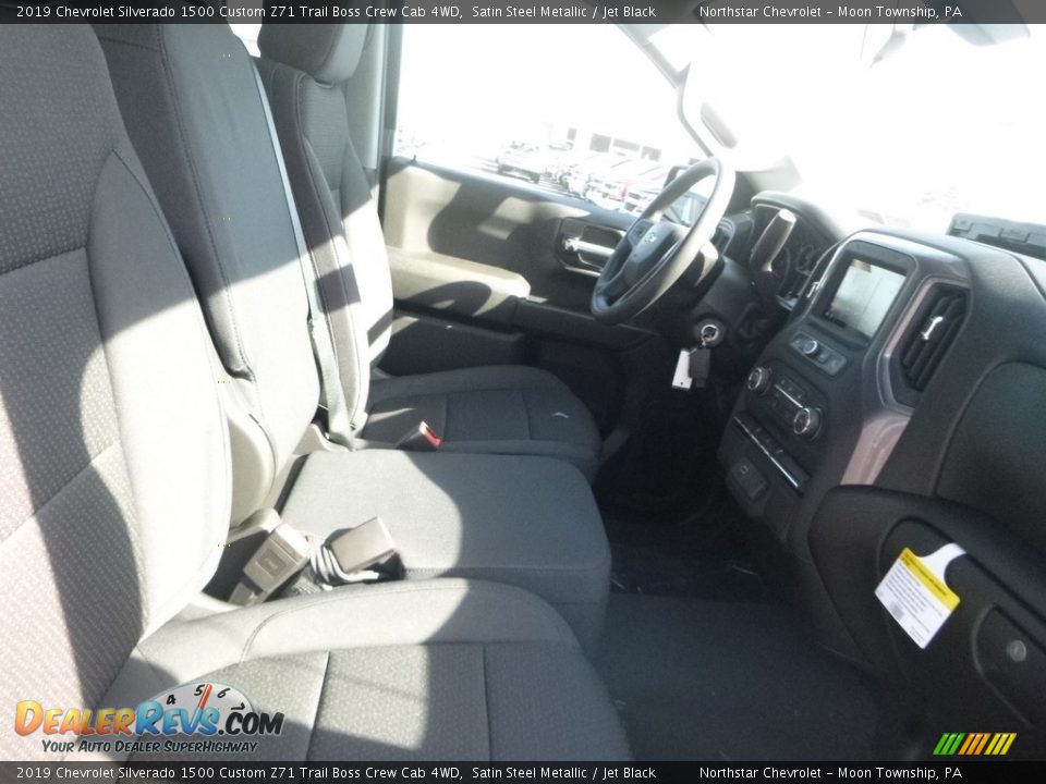 2019 Chevrolet Silverado 1500 Custom Z71 Trail Boss Crew Cab 4WD Satin Steel Metallic / Jet Black Photo #9