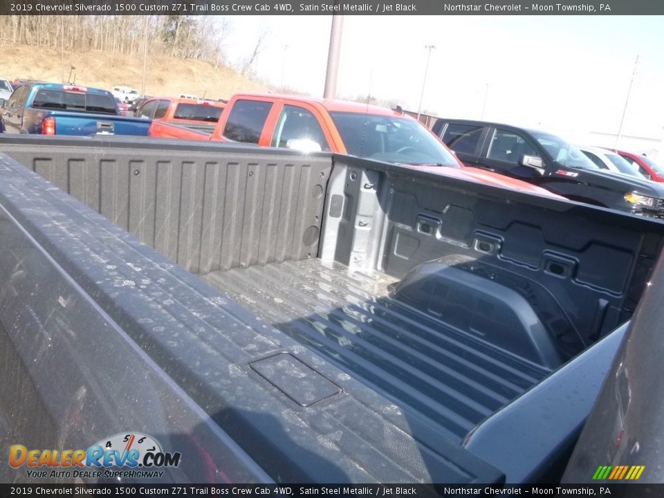 2019 Chevrolet Silverado 1500 Custom Z71 Trail Boss Crew Cab 4WD Satin Steel Metallic / Jet Black Photo #11