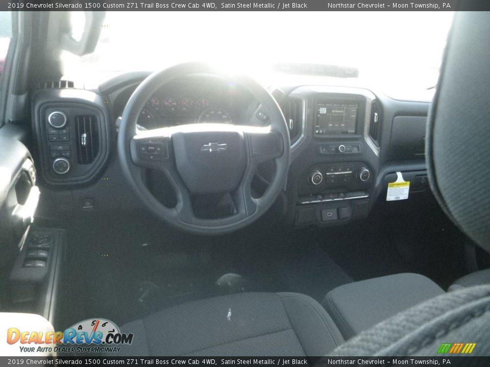 2019 Chevrolet Silverado 1500 Custom Z71 Trail Boss Crew Cab 4WD Satin Steel Metallic / Jet Black Photo #12