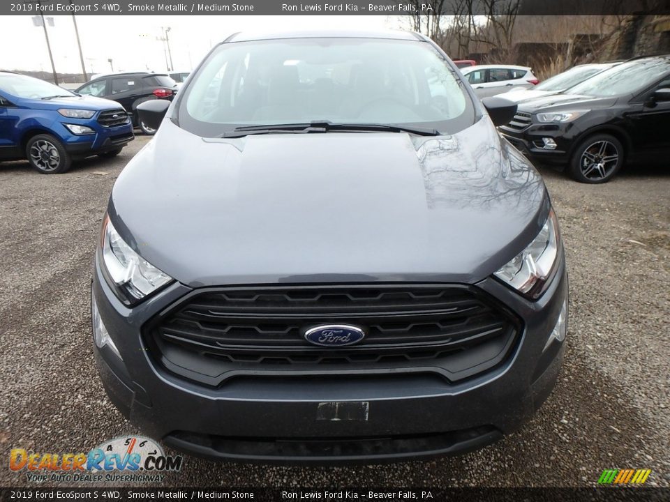 2019 Ford EcoSport S 4WD Smoke Metallic / Medium Stone Photo #9