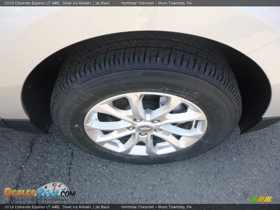 2019 Chevrolet Equinox LT AWD Silver Ice Metallic / Jet Black Photo #9