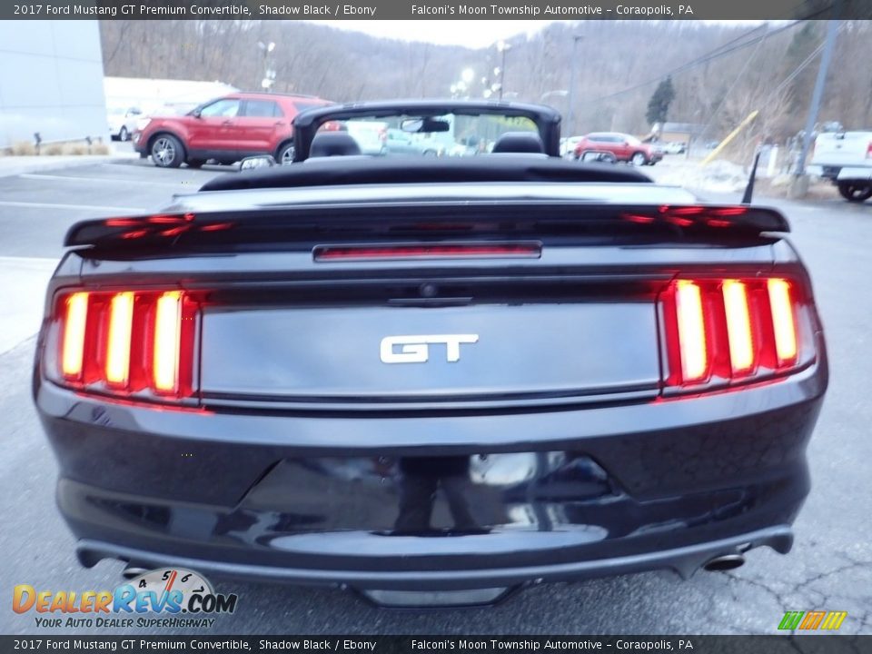 2017 Ford Mustang GT Premium Convertible Shadow Black / Ebony Photo #3