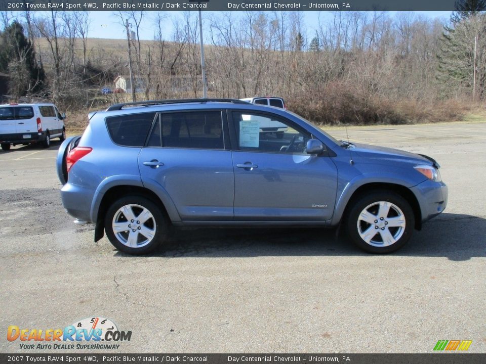 2007 Toyota RAV4 Sport 4WD Pacific Blue Metallic / Dark Charcoal Photo #5