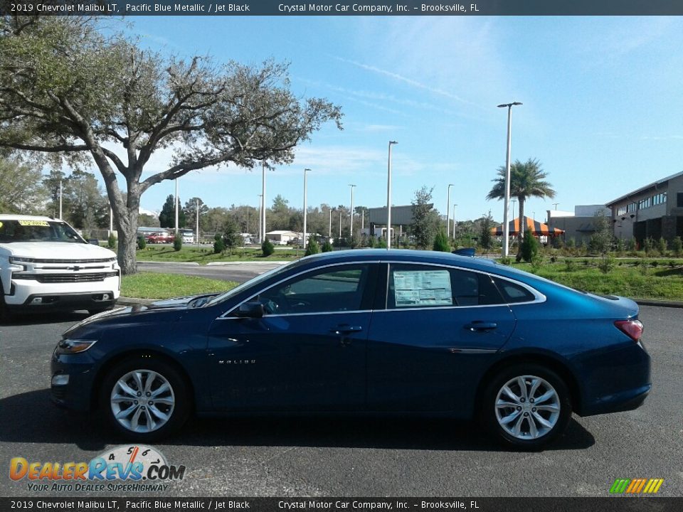 2019 Chevrolet Malibu LT Pacific Blue Metallic / Jet Black Photo #2