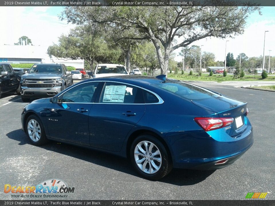 2019 Chevrolet Malibu LT Pacific Blue Metallic / Jet Black Photo #3