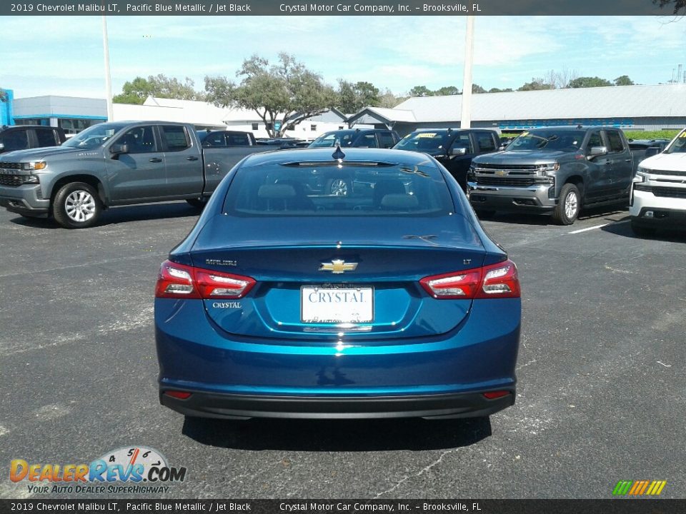 2019 Chevrolet Malibu LT Pacific Blue Metallic / Jet Black Photo #4