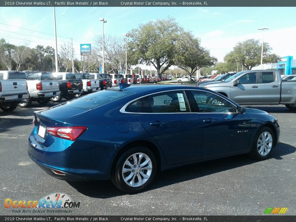 2019 Chevrolet Malibu LT Pacific Blue Metallic / Jet Black Photo #5