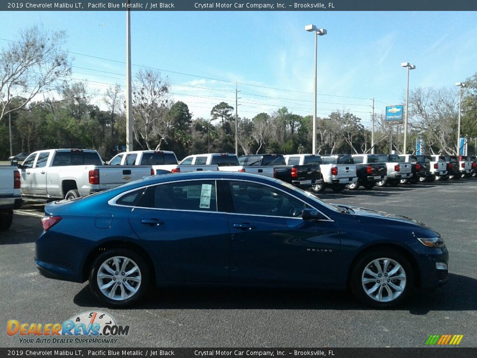 2019 Chevrolet Malibu LT Pacific Blue Metallic / Jet Black Photo #6
