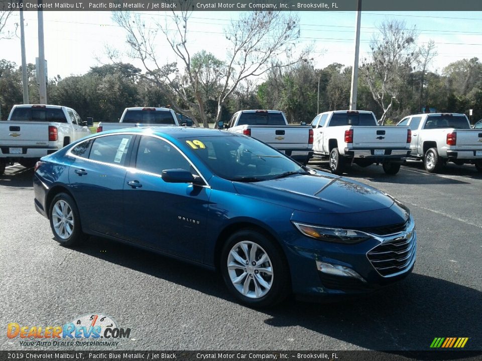 2019 Chevrolet Malibu LT Pacific Blue Metallic / Jet Black Photo #7