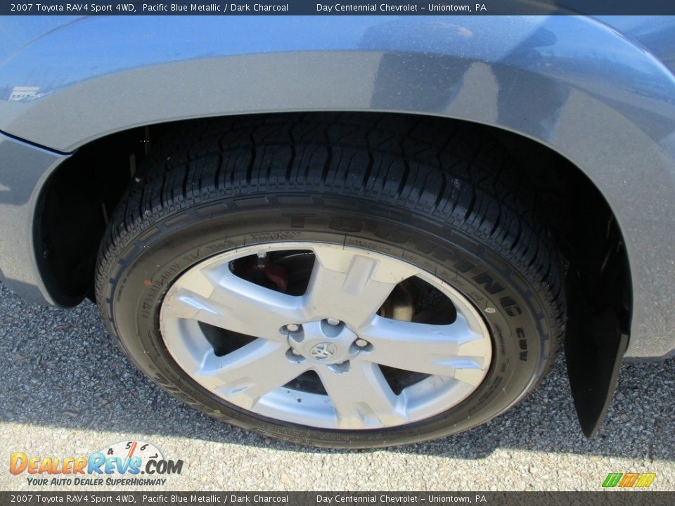2007 Toyota RAV4 Sport 4WD Pacific Blue Metallic / Dark Charcoal Photo #16