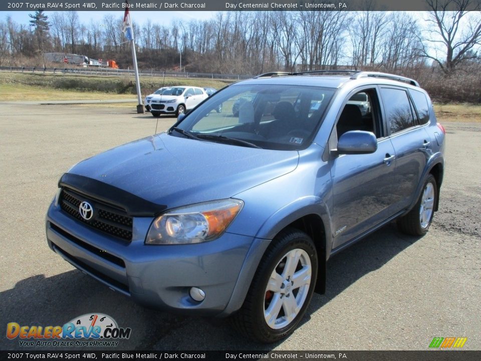 2007 Toyota RAV4 Sport 4WD Pacific Blue Metallic / Dark Charcoal Photo #17