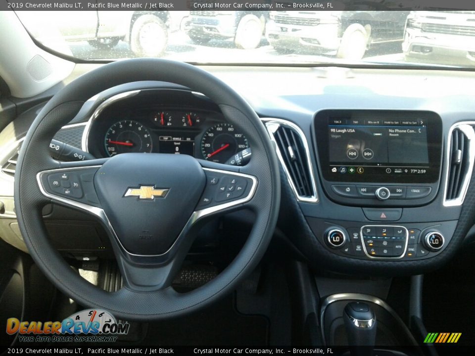 2019 Chevrolet Malibu LT Pacific Blue Metallic / Jet Black Photo #13