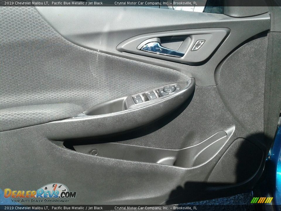 2019 Chevrolet Malibu LT Pacific Blue Metallic / Jet Black Photo #17
