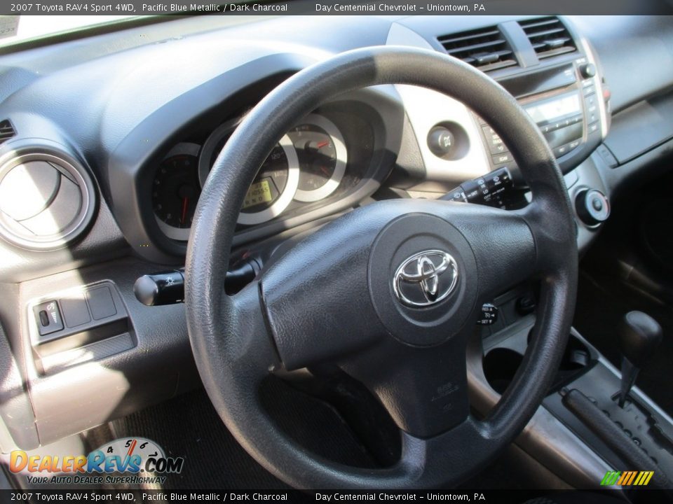 2007 Toyota RAV4 Sport 4WD Pacific Blue Metallic / Dark Charcoal Photo #28