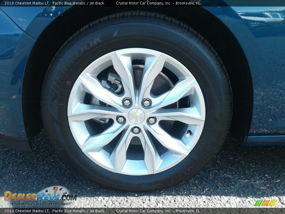 2019 Chevrolet Malibu LT Pacific Blue Metallic / Jet Black Photo #20