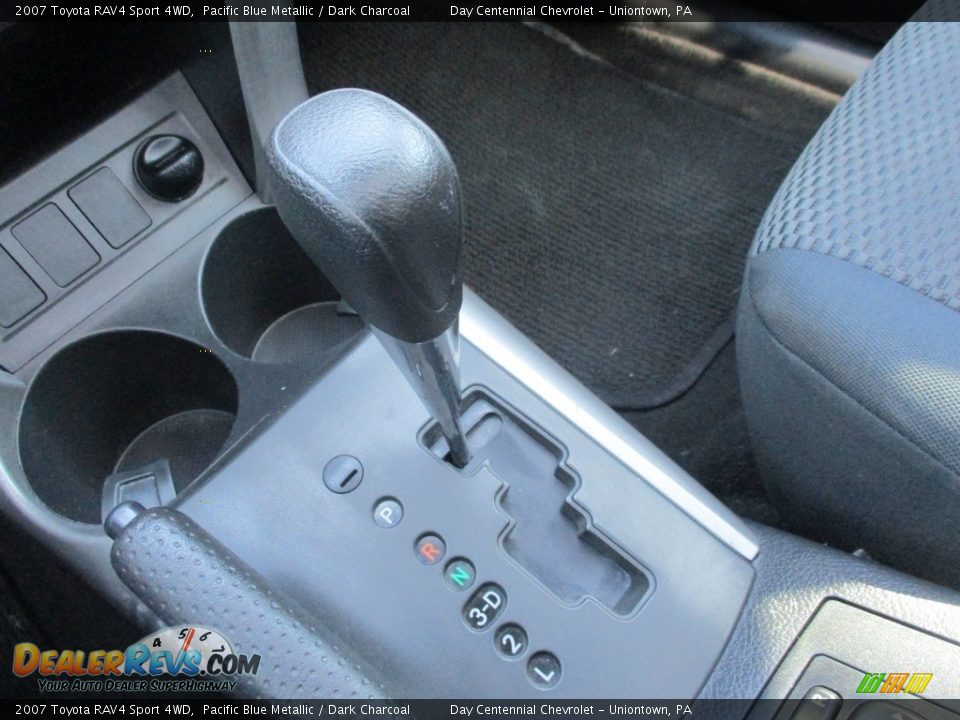 2007 Toyota RAV4 Sport 4WD Pacific Blue Metallic / Dark Charcoal Photo #29