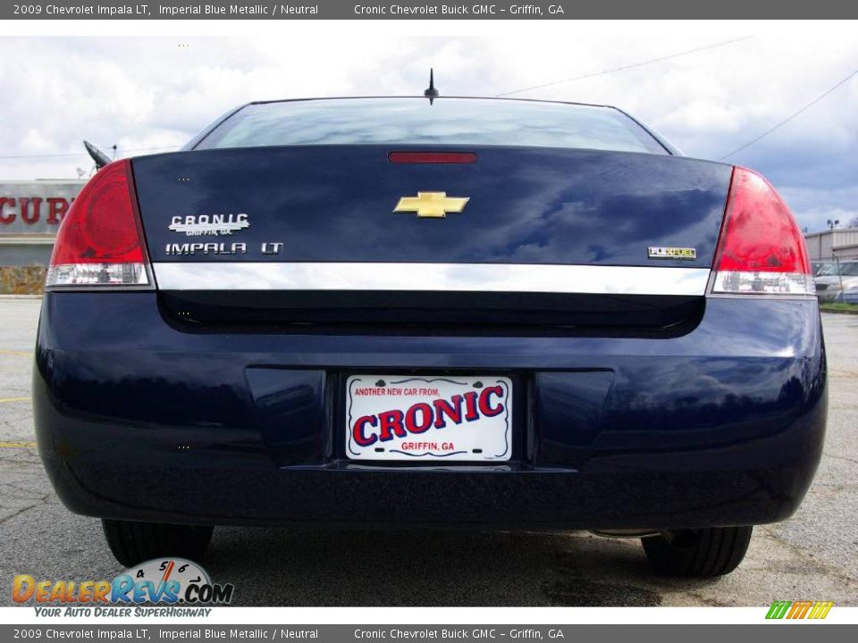 2009 Chevrolet Impala LT Imperial Blue Metallic / Neutral Photo #7