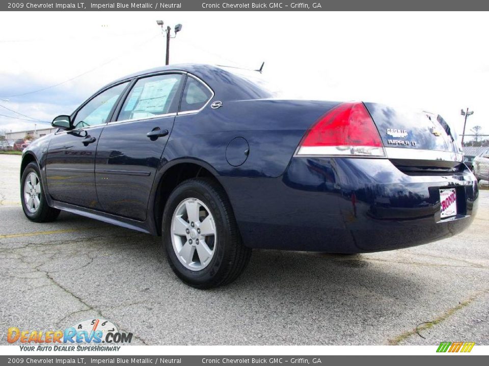 2009 Chevrolet Impala LT Imperial Blue Metallic / Neutral Photo #8
