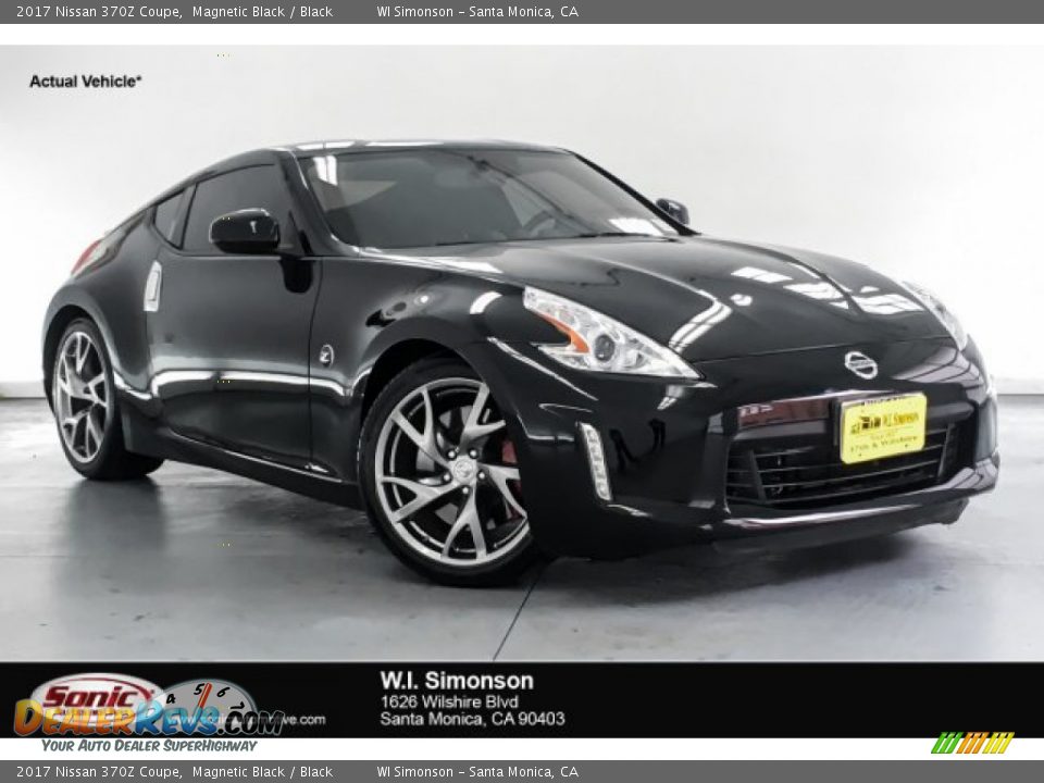 2017 Nissan 370Z Coupe Magnetic Black / Black Photo #1