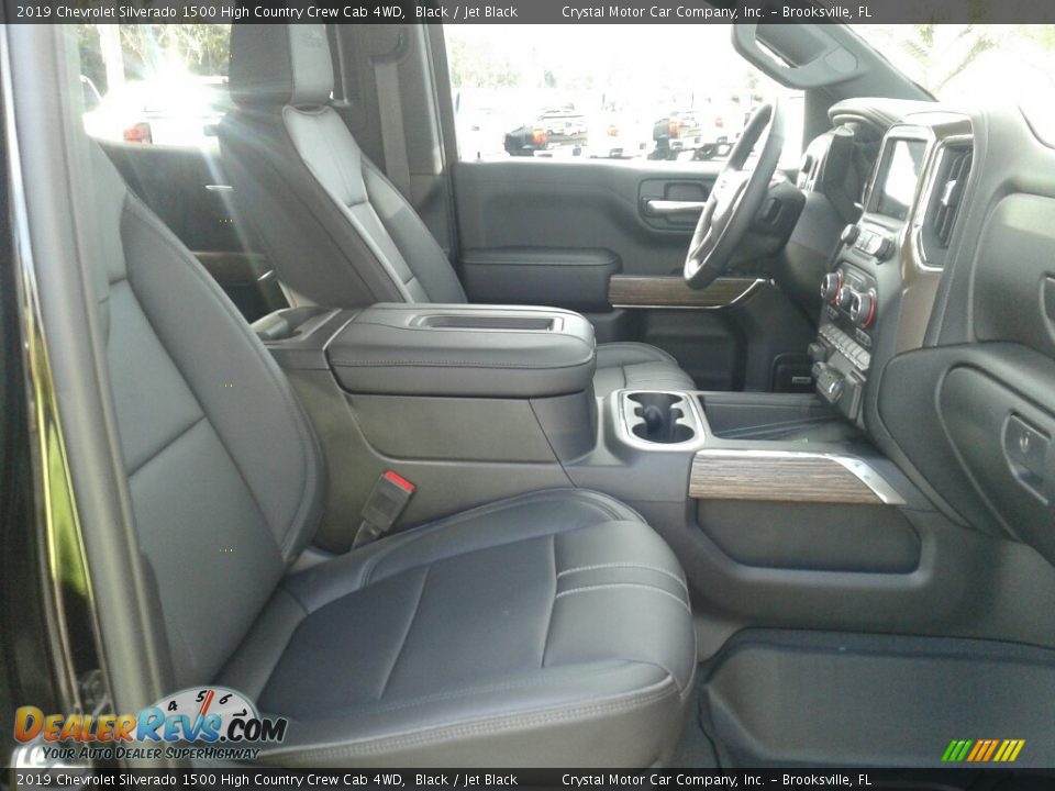 2019 Chevrolet Silverado 1500 High Country Crew Cab 4WD Black / Jet Black Photo #12