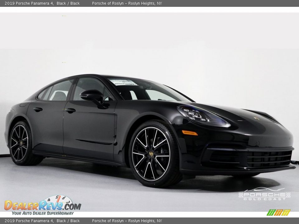 2019 Porsche Panamera 4 Black / Black Photo #1