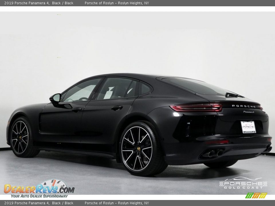 2019 Porsche Panamera 4 Black / Black Photo #4