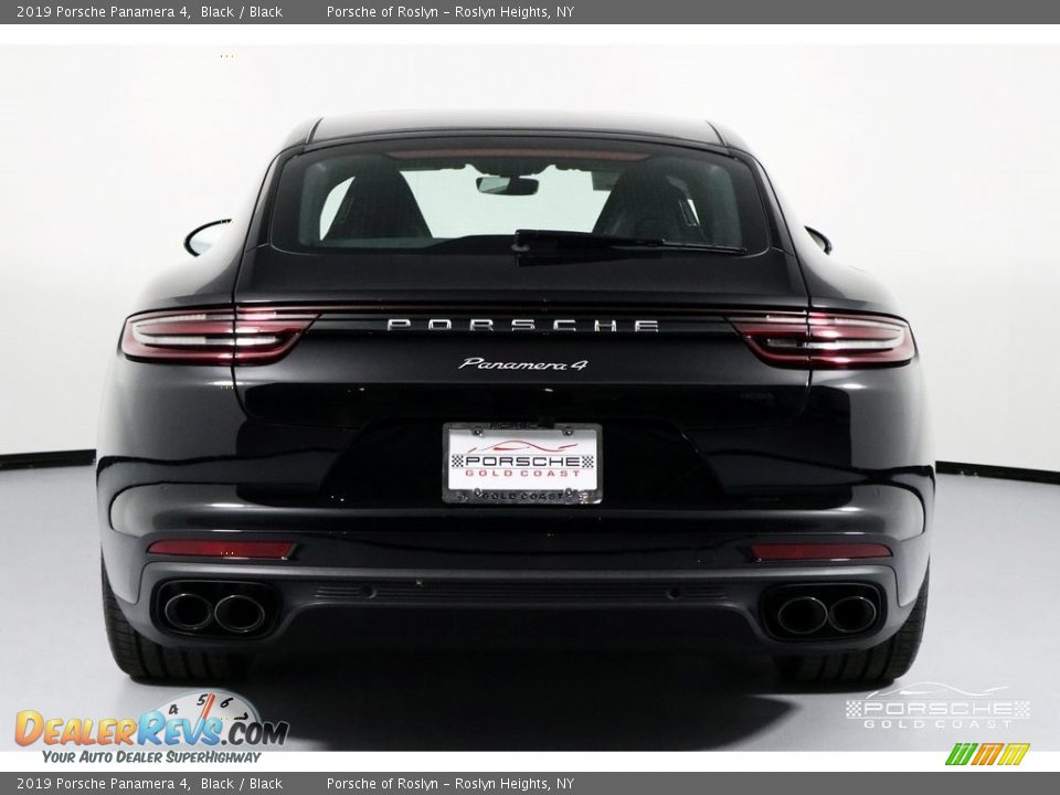 2019 Porsche Panamera 4 Black / Black Photo #6