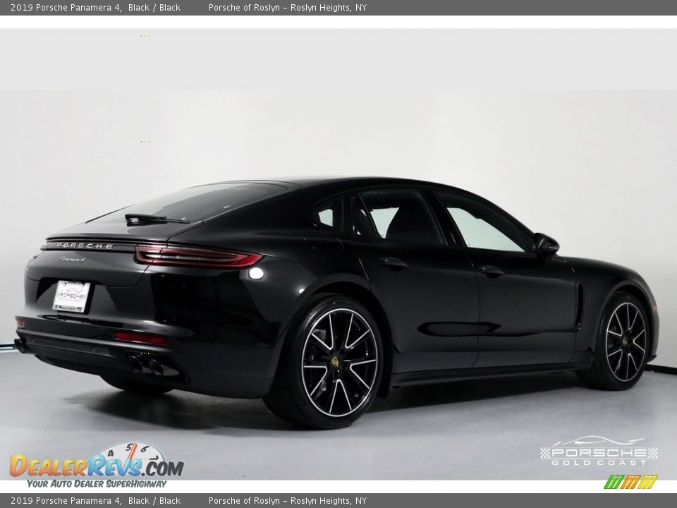 2019 Porsche Panamera 4 Black / Black Photo #9