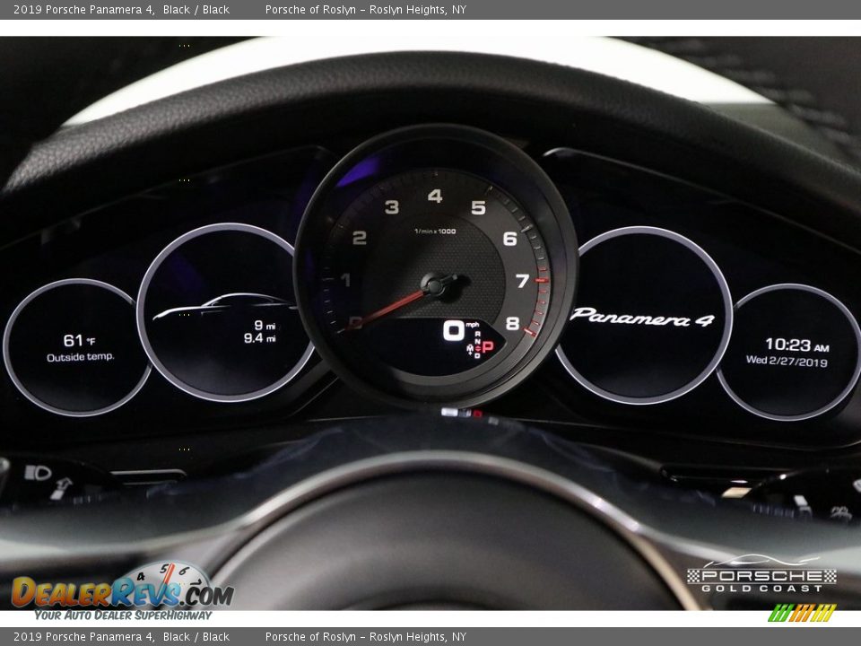 2019 Porsche Panamera 4 Black / Black Photo #18
