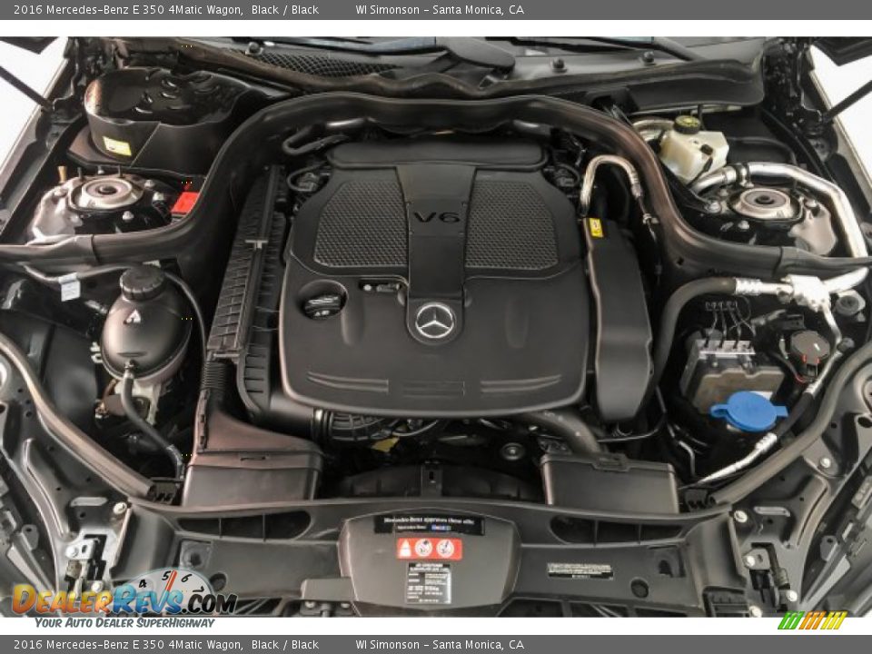2016 Mercedes-Benz E 350 4Matic Wagon Black / Black Photo #9