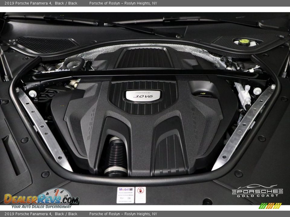 2019 Porsche Panamera 4 Black / Black Photo #28