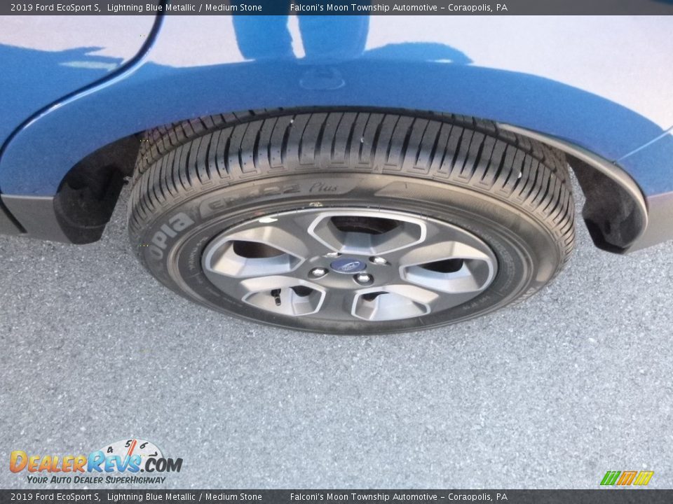 2019 Ford EcoSport S Lightning Blue Metallic / Medium Stone Photo #8