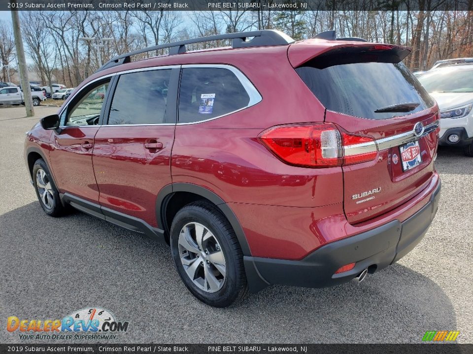 2019 Subaru Ascent Premium Crimson Red Pearl / Slate Black Photo #4
