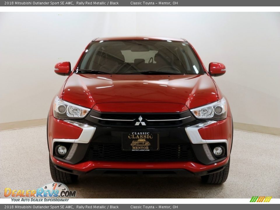 2018 Mitsubishi Outlander Sport SE AWC Rally Red Metallic / Black Photo #2