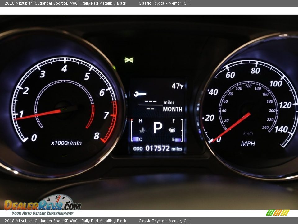 2018 Mitsubishi Outlander Sport SE AWC Gauges Photo #8