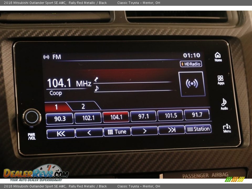 Audio System of 2018 Mitsubishi Outlander Sport SE AWC Photo #12