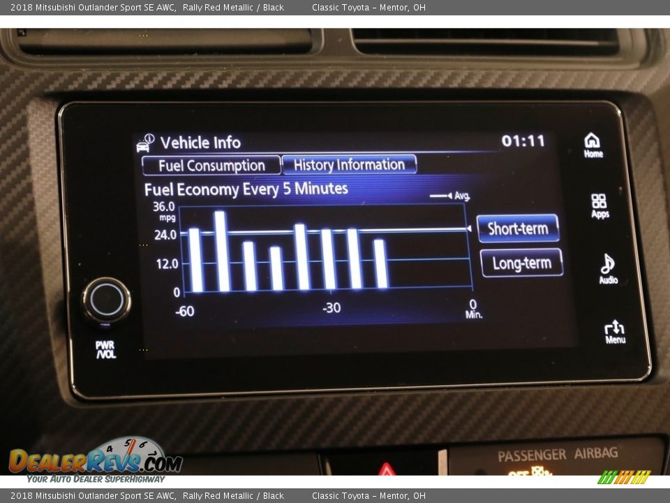 2018 Mitsubishi Outlander Sport SE AWC Rally Red Metallic / Black Photo #15