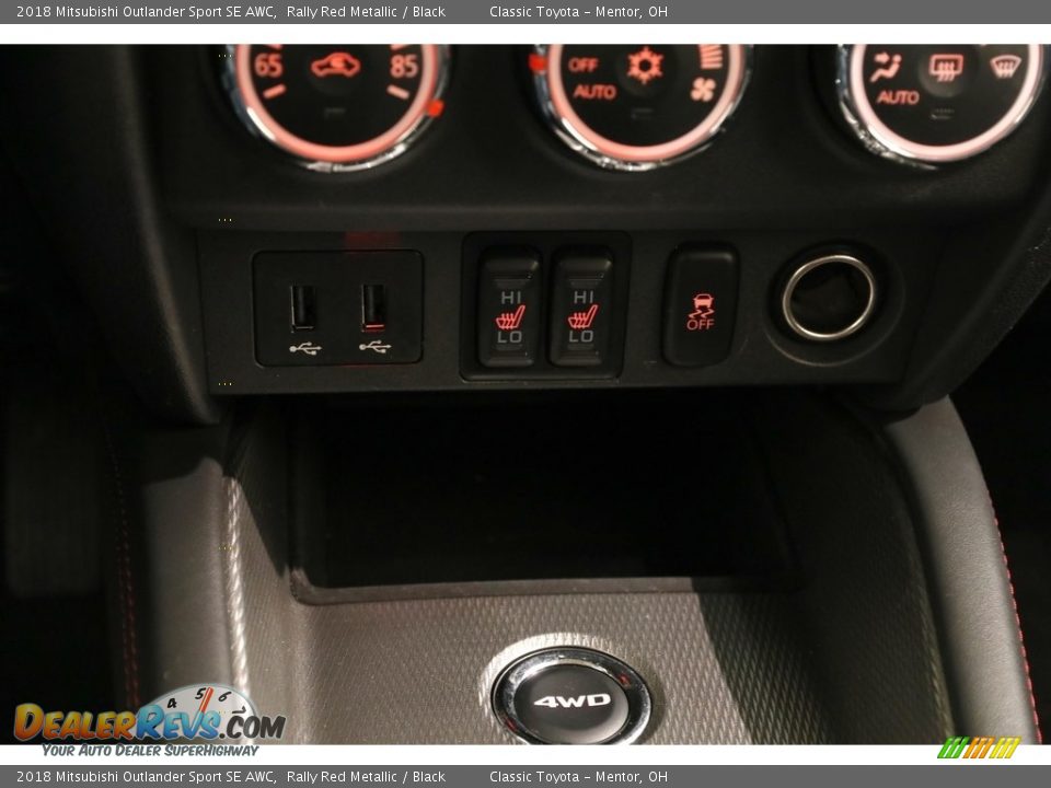 2018 Mitsubishi Outlander Sport SE AWC Rally Red Metallic / Black Photo #17