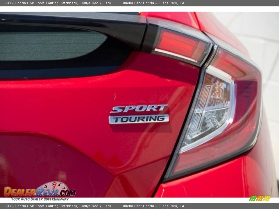2019 Honda Civic Sport Touring Hatchback Rallye Red / Black Photo #4