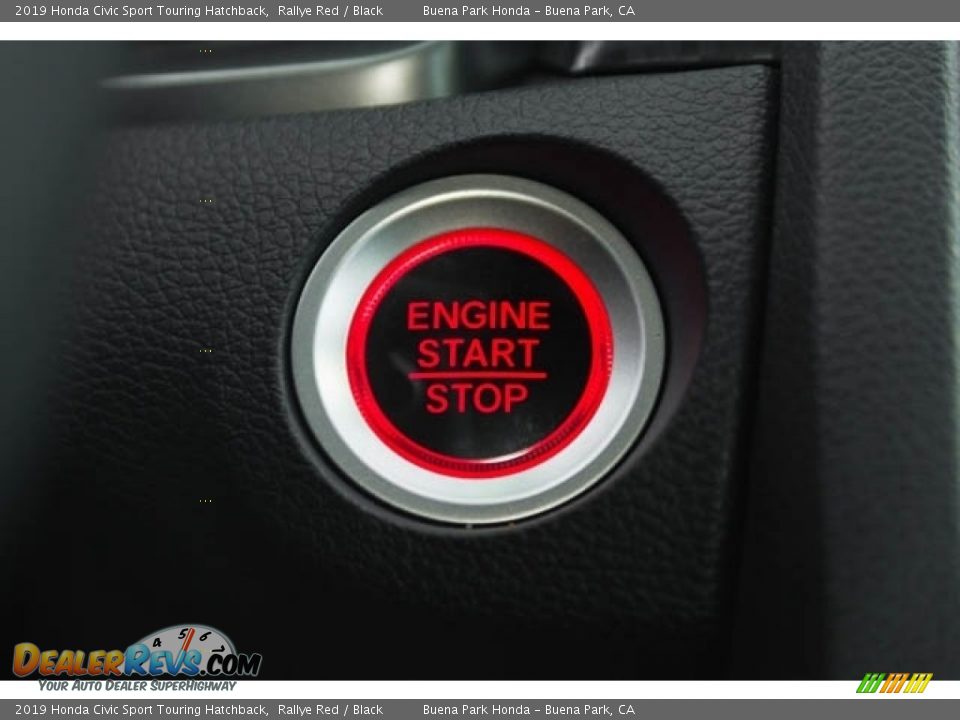 2019 Honda Civic Sport Touring Hatchback Rallye Red / Black Photo #14