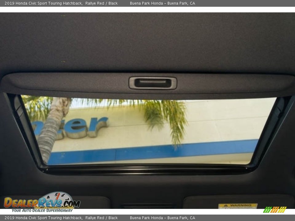 2019 Honda Civic Sport Touring Hatchback Rallye Red / Black Photo #17