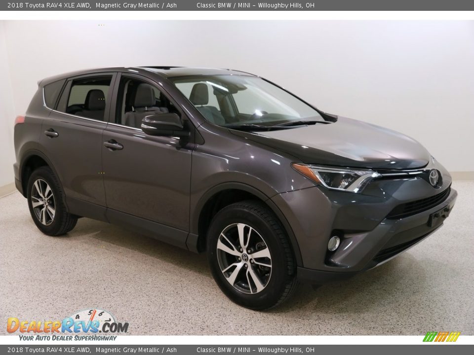 2018 Toyota RAV4 XLE AWD Magnetic Gray Metallic / Ash Photo #1