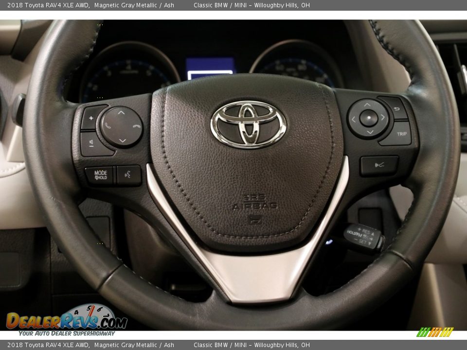 2018 Toyota RAV4 XLE AWD Magnetic Gray Metallic / Ash Photo #7