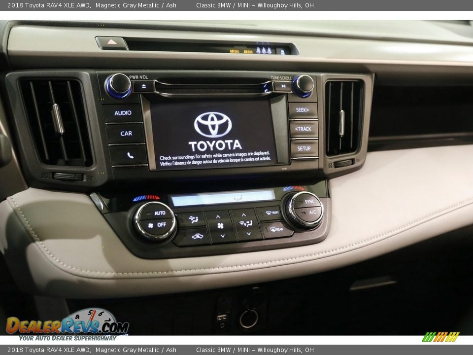 2018 Toyota RAV4 XLE AWD Magnetic Gray Metallic / Ash Photo #9