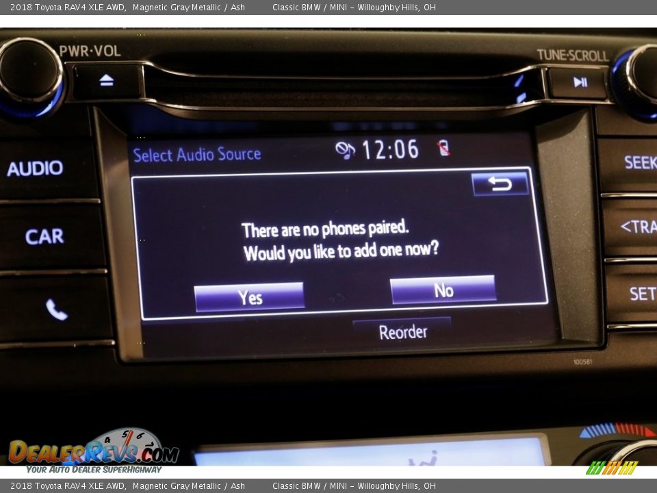 2018 Toyota RAV4 XLE AWD Magnetic Gray Metallic / Ash Photo #11