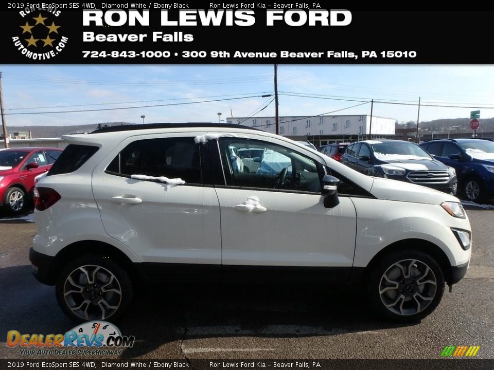 2019 Ford EcoSport SES 4WD Diamond White / Ebony Black Photo #1