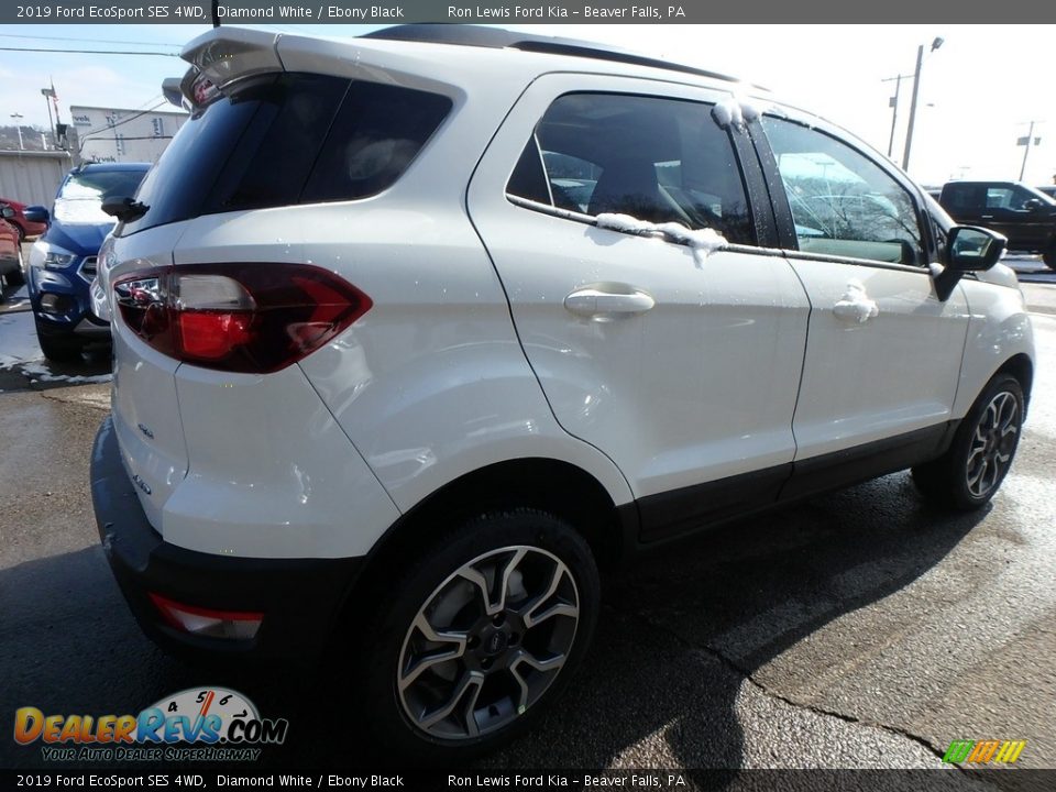 2019 Ford EcoSport SES 4WD Diamond White / Ebony Black Photo #3