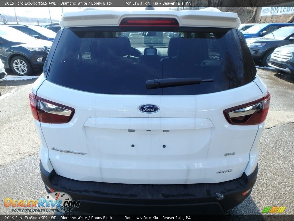 2019 Ford EcoSport SES 4WD Diamond White / Ebony Black Photo #5