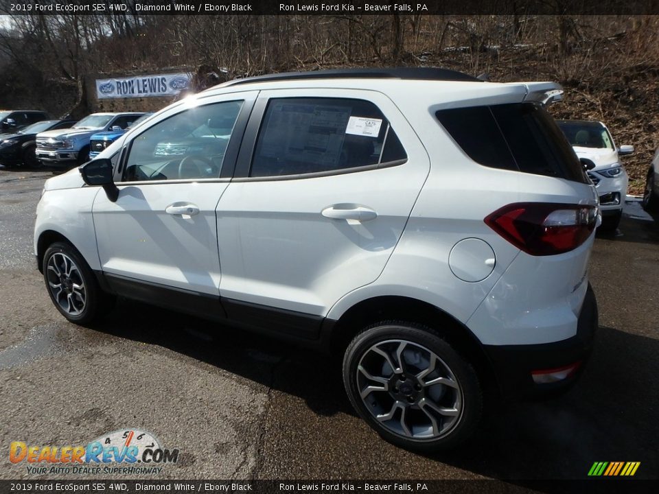 2019 Ford EcoSport SES 4WD Diamond White / Ebony Black Photo #6